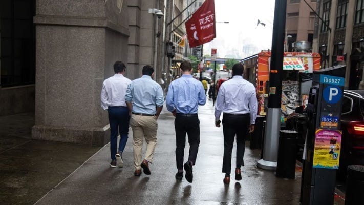 Why finance careers start in panic mode